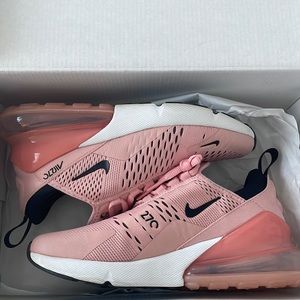 Pink Nike shoes